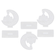 3 Sets Silicone Resin Molds for Crystal Castle Table Decor, DIY Craft
