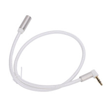 Stereo Sound Extension Cable 3.5mm Right Angle Adapter Male to Female 0.5m