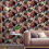 Grandeco Red Floral Wallpaper Multi Textured Feature Wall 4