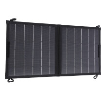 10W Foldable Solar Charger with Dual USB-C, Waterproof, Portable