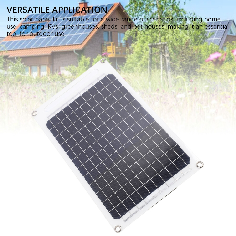 10W Monocrystalline Solar Panel 5V 7444352037964