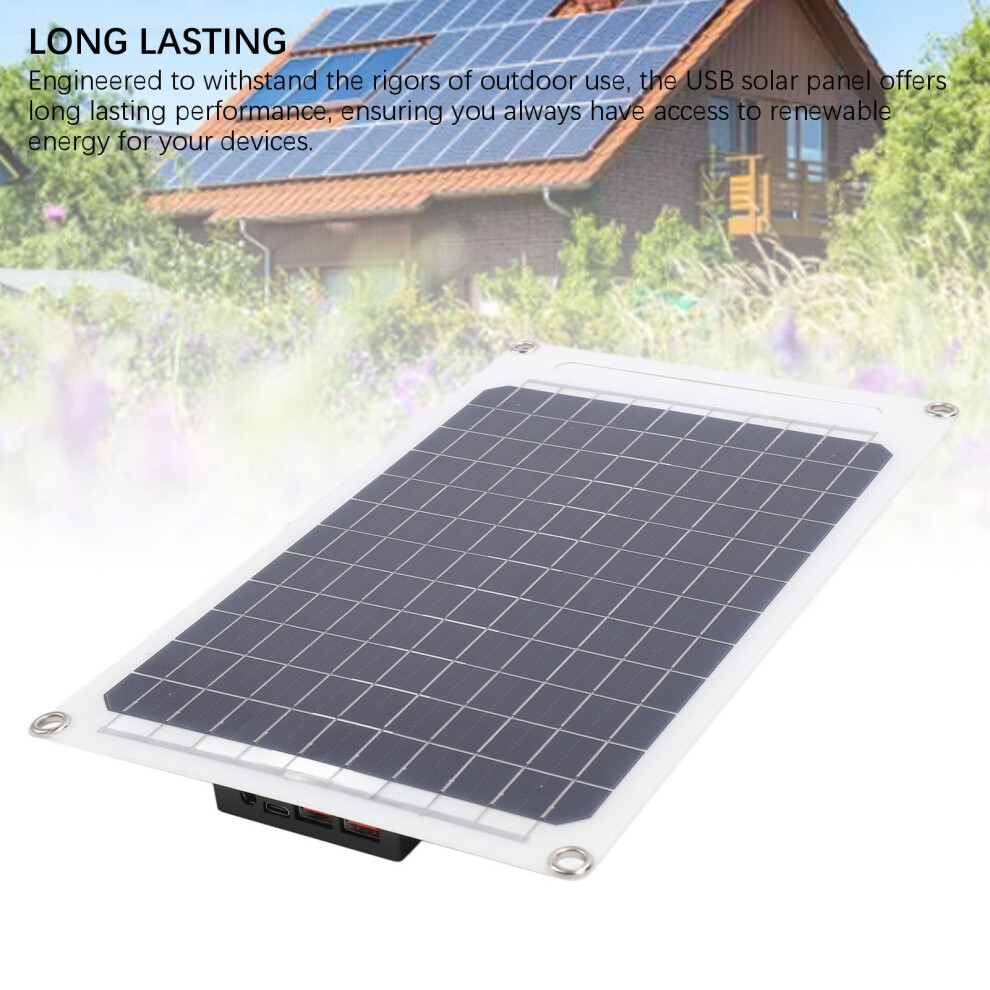 10W Compact Solar Panel 5V Usb 7444352047086