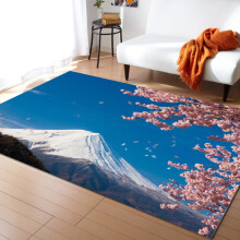 Japanese Sakura Cherry Blossom Rug for Living Room Bedroom