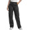 Calça cargo feminina de algodão, modelagem relaxada, preta. 1