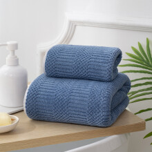 Coral Fleece 2-Piece Towel Set: Ultra-Soft & Absorbent Bath & Face Towels - Ideal for Household Use