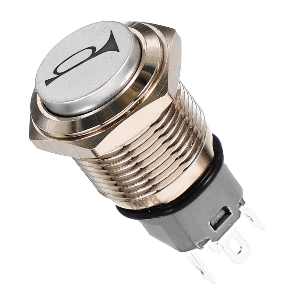 Horn Switch Horn Push Button Car Horn Button Metal Car Horn Button Starter Button Copper 3.40X1.70x1.70cm Light 9448483110013