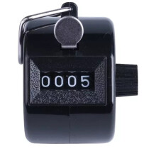 Digital Hand Tally Counter, 4-Digit Mechanical Clicker, Portable Finger Counter for Inventory – Compatible with All Standard Uses
