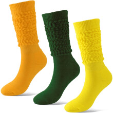 Slouch Socks Women Winter Knee High Scrunch Socks Women,Long Slouchy Scrunchie Boot Socks for Women Girls Size 5-11