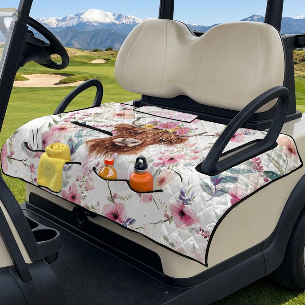 Universal Golf Cart Seat Covers, Portable Foldable, Anti-Scratch Non-Slip, Machine Washable Â Compatible With Club Car 9489952734125
