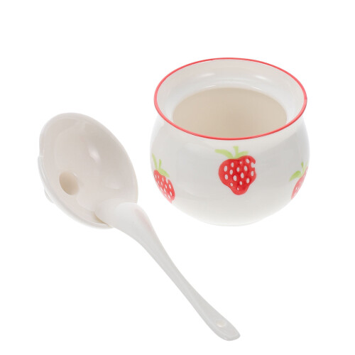 Ceramic Salt Holder Kitchen Pepper Container 1 Set