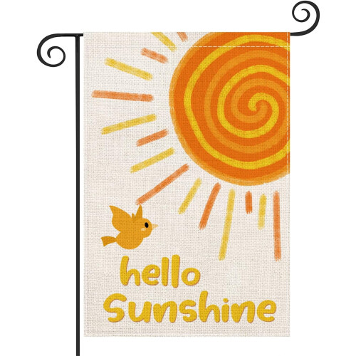 Λινάτσα Σημαίας Sunshine Garden Διπλής Όψης 12,5x18