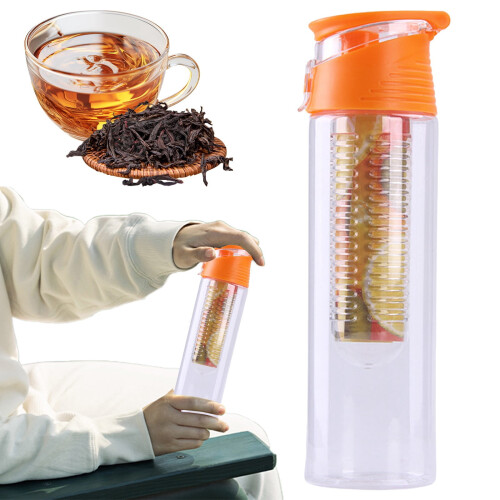 Infuseur à fruits en plastique orange 800 ml