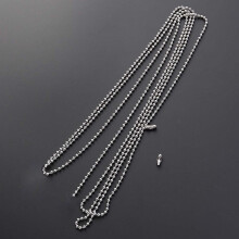 2pcs Silver Pull Chains for Light Fixtures