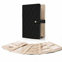 Leather Portable Book Organizer – Foldable Travel Binder