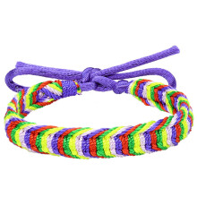 Regnbågsflätat Pride-armband Unisex Handgjort Rep Style10