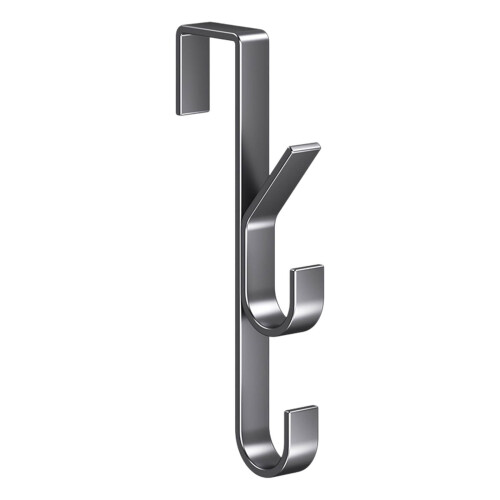 Türhaken-Set, robust, aus Stahl, 2er-Pack