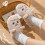 Γυναικείες παντόφλες εσωτερικού χώρου Fuzzy Slip-On με ζεστό σχέδιο γάτας, μέγεθος 6