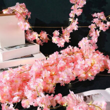 Lampy LED Cherry Blossom Vine Lights z miedzianym drutem, 20 diod LED