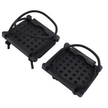 2PCS Nylon+Fiberglass Diving Weight Plate with Strap, Black, Quick Release