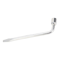 19mm Hex Socket Wrench Slotted End Steel Auto Repair Tool for Car Tire Change