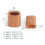 20Pcs Copper M3 Wire Rope Sleeve Oval Crimp Loop Clamp Assortment Kit 8
