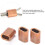 20Pcs Copper M3 Wire Rope Sleeve Oval Crimp Loop Clamp Assortment Kit 9