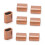 20Pcs Copper M3 Wire Rope Sleeve Oval Crimp Loop Clamp Assortment Kit 16
