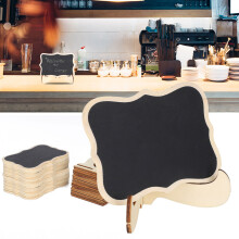 2 Set Mini Wood Chalkboard Signs | Wedding, Office & Decor