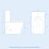 NES Home L-Shaped Right Hand Bath Set, Panel, Bath Screen, CC Toilet, 600mm Freestanding Vanity 6