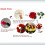 Rose artificiali nere in seta con stelo, 10 pezzi 5