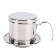Vietnamese Coffee Maker Portable 200ml Stainless Steel Filter for Home & Travel