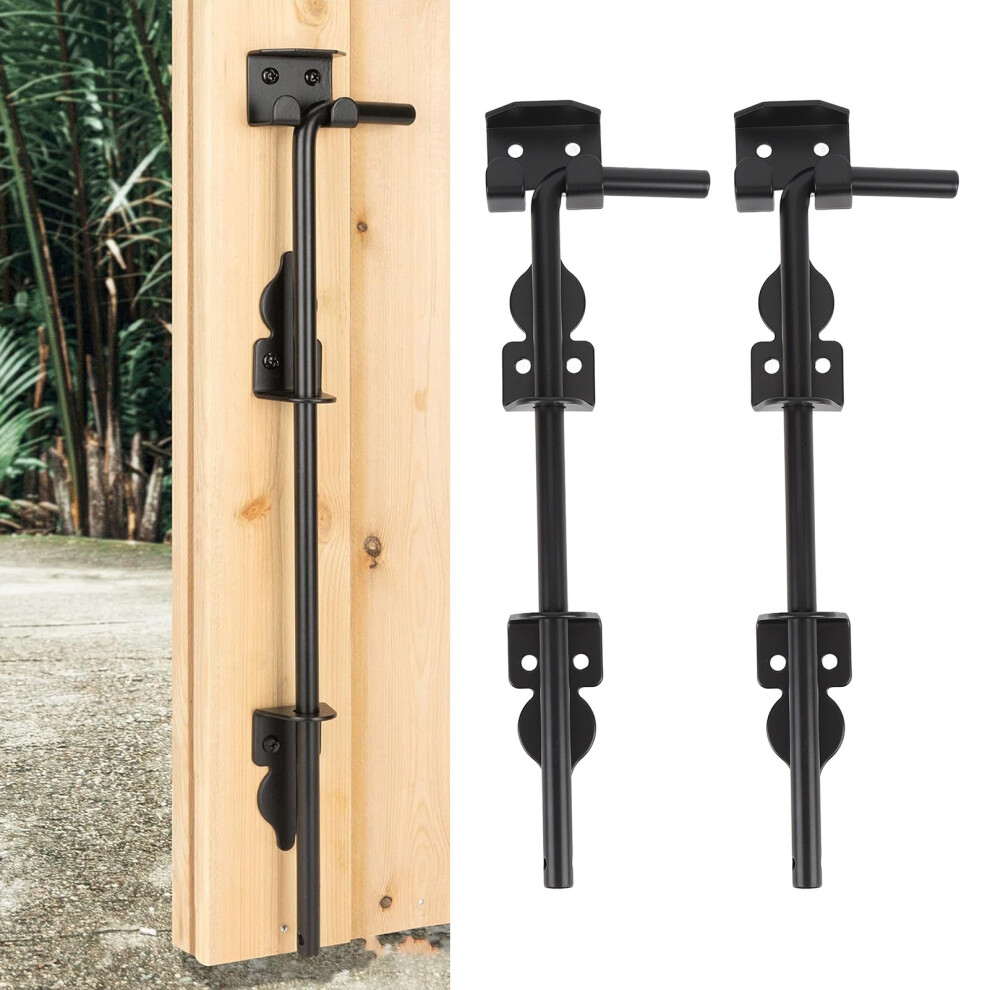 Durable 12 Inch Carbon Steel Gate Ground Latch & Cane Bolt For Heavy Duty Gates 4151391849313