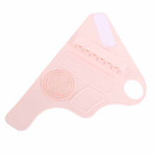 Silicone Makeup Palette Wristband - Pink, 14x24cm, Makeup Tool Organizer