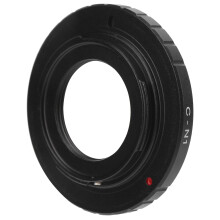 C‑Mount Lens Adaptor for Nikon J Series Cameras, Alloy, Black