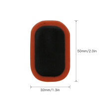 24pcs Bike Tire Repair Patches Rubber Puncture Patch Kit, 50x32 mm