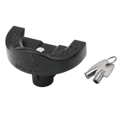 Tow Ready (63228 'Gorilla Guard' Coupler Lock for 2" Couplers,silver