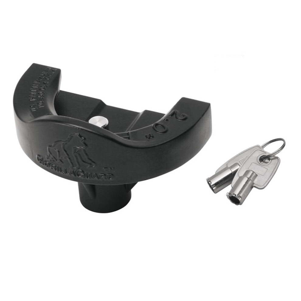 Tow Ready (63228 'Gorilla Guard' Coupler Lock For 2" Couplers, Silver 5051226151552
