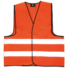 FUFSAWS Korntex High Visibility Vest Standard Black Hem