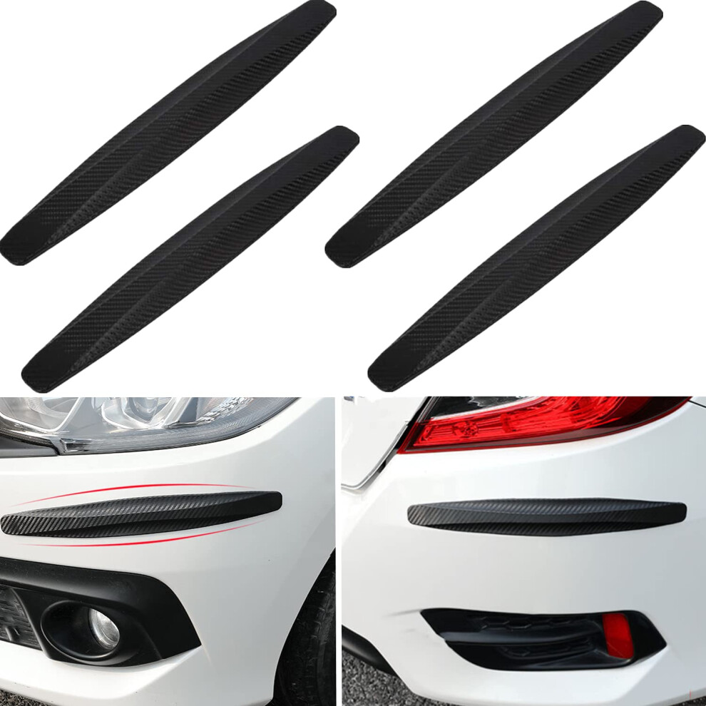 Bangminda 4Pcs Car Front Rear Bumper Protector Corner Guard Strips Anti-Collision Anti-Scratch Rubber Strips Trim Cover For Cars Suv Trucks Universal 5051224068203