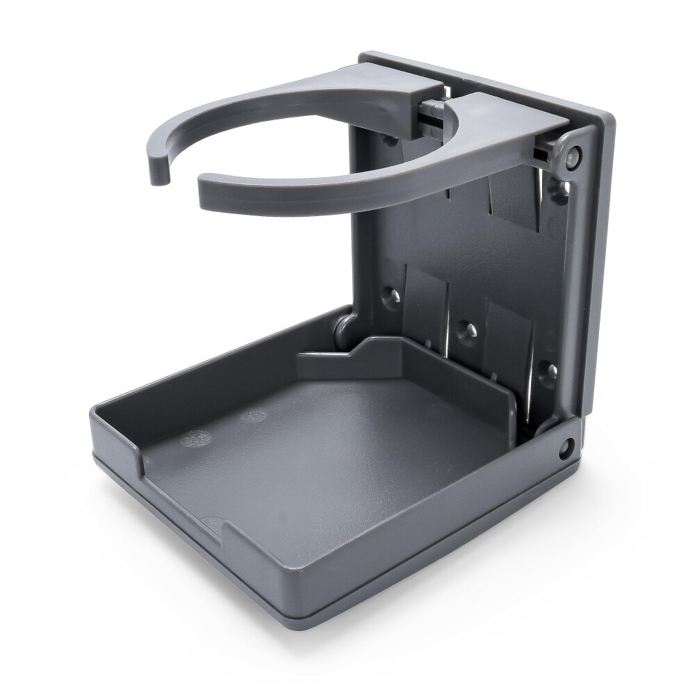 Camco Rv/Marine Adjustable Drink Holder | Holds Almost Any Size Mug, Cup, Bottle Or Can | Extra Cup Holders For Cars, Trucks, Rvs, Vans, Boats, And White 5051224068746