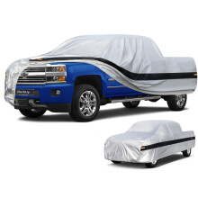 Holthly 10Layer Truck Cover Waterproof All Weather. Pickup Truck Cover Rain Snow UV Dust Protection. Length: 242-250 inches, Universal Fit for Ford