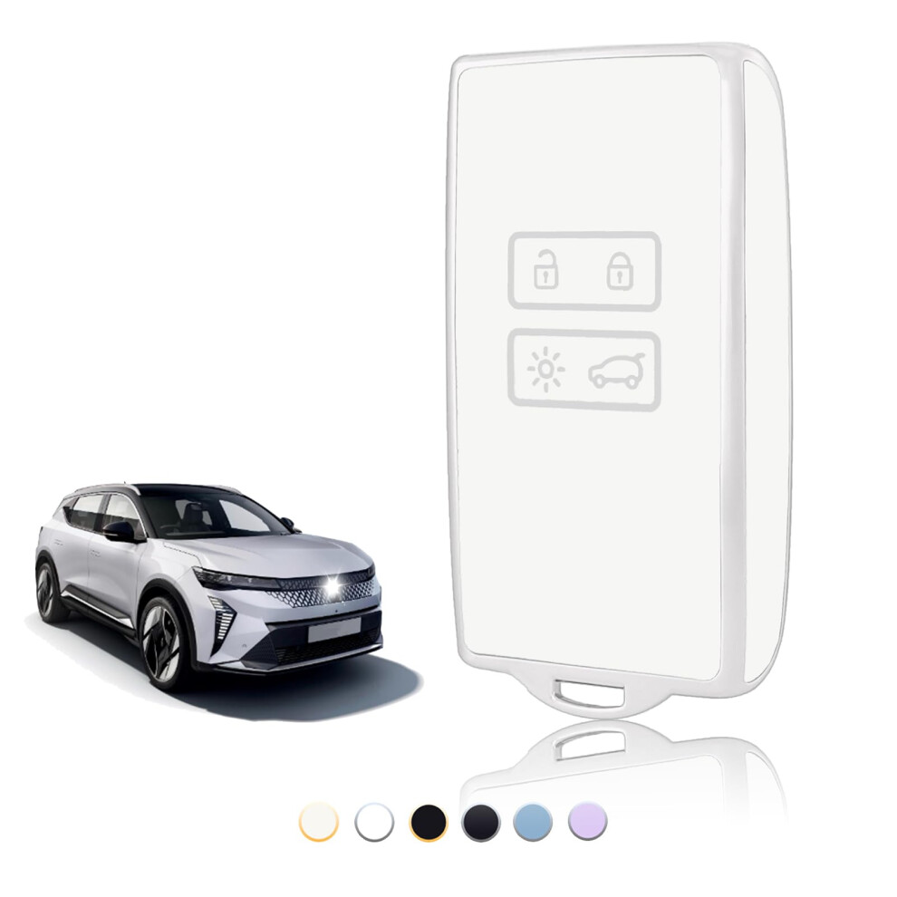 Toomume Car Key Cover Tpu, Car Key Case Fit For Renault Scenic Megane Talisman Koleos Kadjar Clio Captur Espace Zoe Arcan Dacia Duster, Protective Key 5051224068388