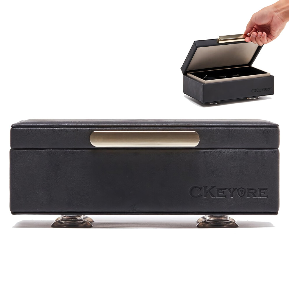 Ckeyure Key Box | Faraday Box For Car Keys | Car Key Signal Blocker Box | Rfid | Magnetic Closure | Signal Blocking For Car Security | One Hand 5051224067398