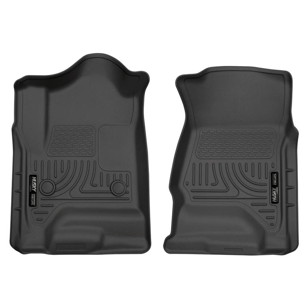 Husky Liners Weatherbeater Series | Front Floor Liners - | 18231 | Fits 2015-2020 Cadillac Escalade/Esv/Suburban/Tahoe/Gmc Yukon/Xl, 2014-2019 Black 5051226126925