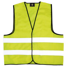 Korntex KXVWGM Standard High Visibility Vest Black Hem