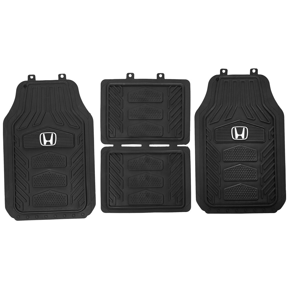 Plasticolor Honda Weatherpro 4 Pc. Floor Mat Set, One Size Black 5051224072965