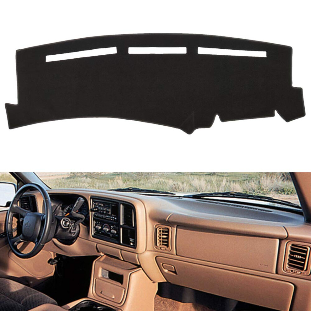 Hanlanka Dashboard Cover For Chevrolet Silverado 1500 2500 3500 1999-2006 Avalanche Chevy Tahoe Suburban Gmc Sierra Yukon Dash Cover Mat(Premium 5051224069996