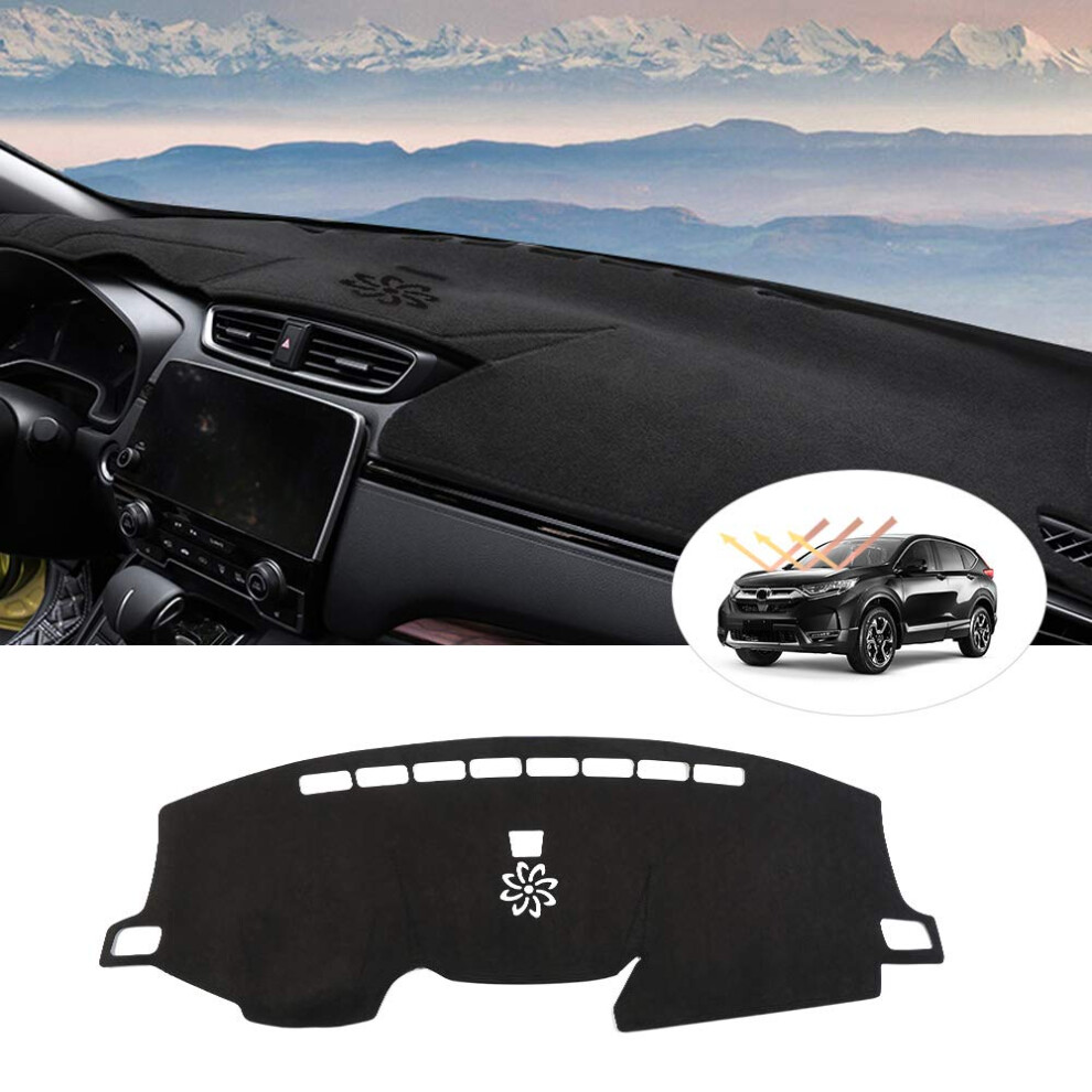 Cartist Suede Dash Mat Cover For Honda Cr-V Crv 2017-2021 Dash Cover Nonslip Dashboard Mat Protector Sunshade No Glare 5051224073375