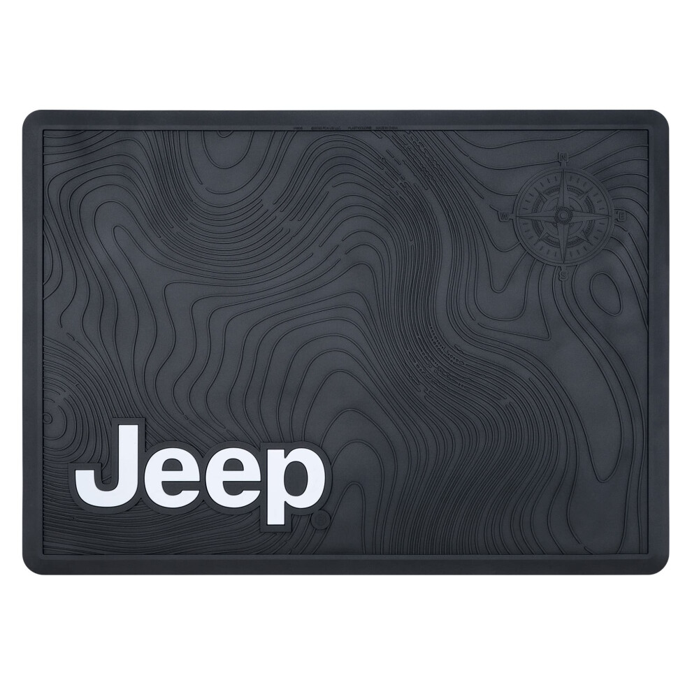 Plasticolor 001806R01 Jeep Heavy Duty Cargo Liner Floor Mat, Black 5051224071517