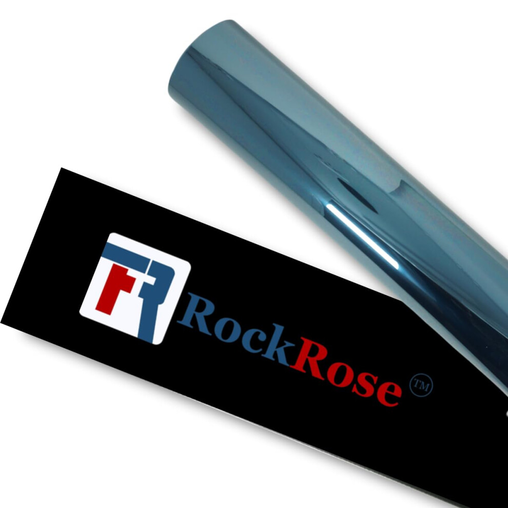 Rockrose 50% Nano Ceramic Car Window Tint 50 Cm X 7.5M 2Ply Privacy Film Heat Block, 99% Uvr, And 85% Irr Block For Auto Or Home Strong Adhesive, Easy 5051224099184